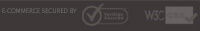 VeriSign Secured, McAfee Secure, W3C CSS compliant